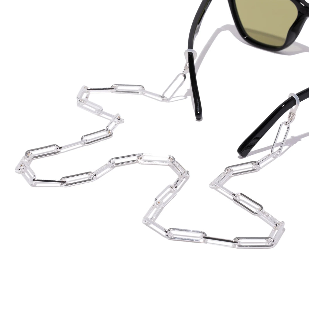 Le Specs Bold Link Neck Chain - Silver