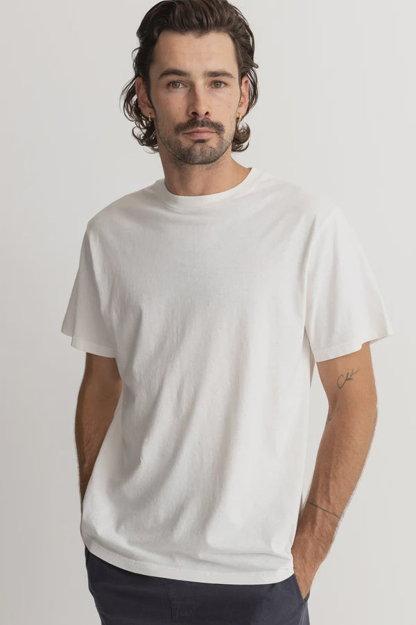 Rhythm Classic Vintage Tee - Vintage White