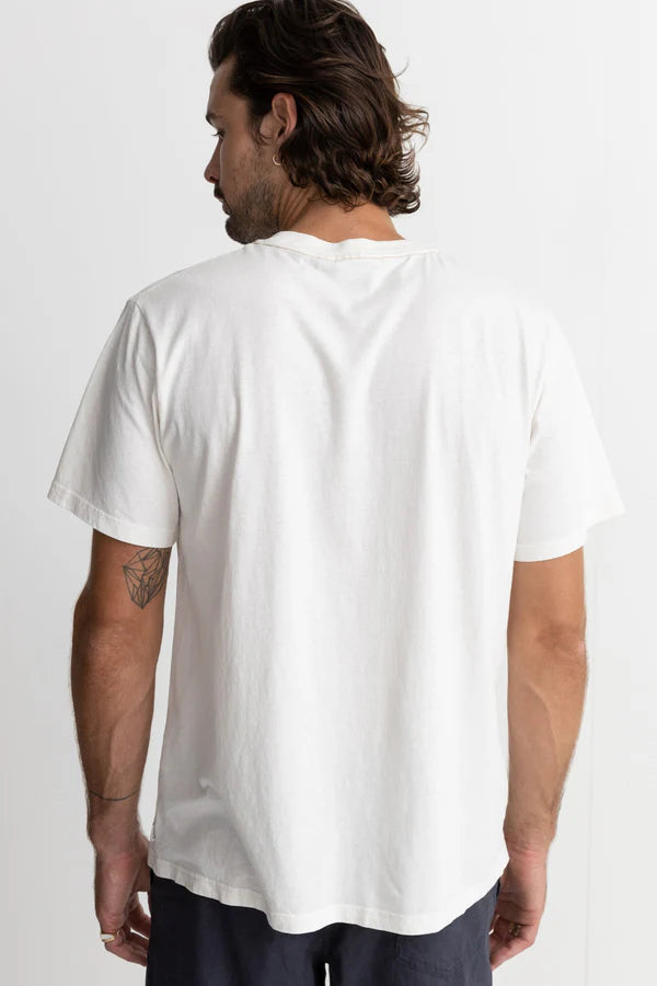 Rhythm Classic Vintage Tee - Vintage White