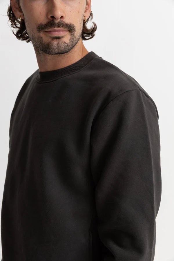 Rhythm Classic Fleece Crew - Vintage Black