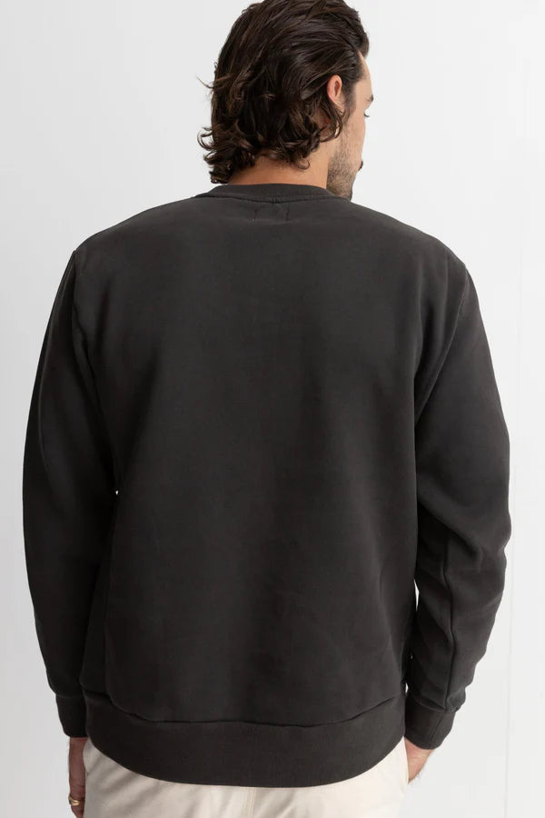 Rhythm Classic Fleece Crew - Vintage Black