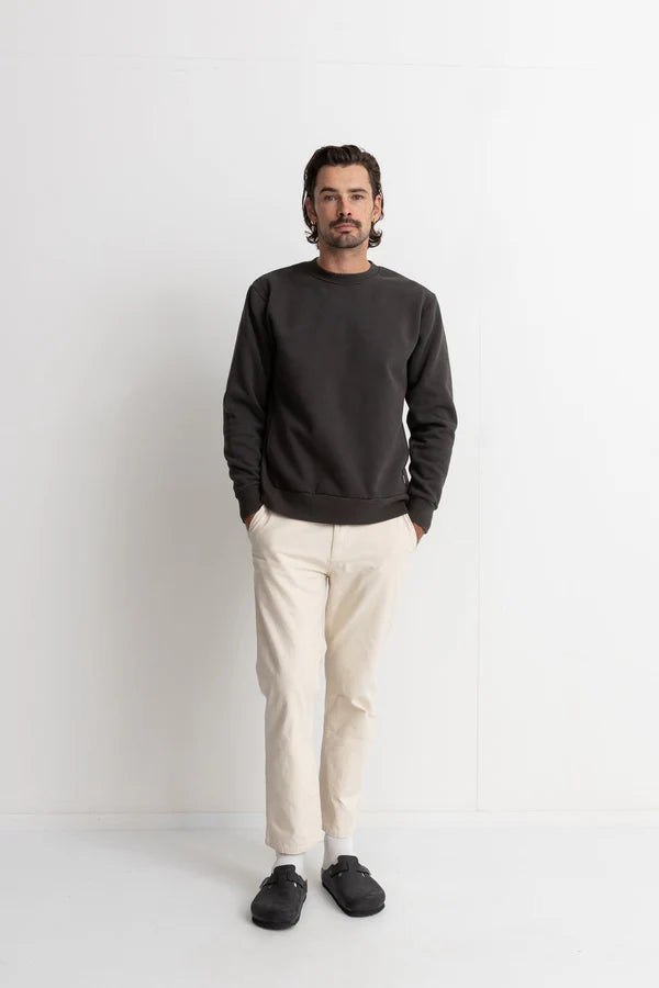 Rhythm Classic Fleece Crew - Vintage Black