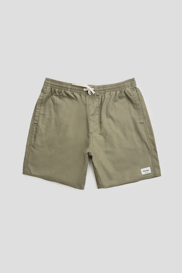 Rhythm Classic Linen Jam Short-Olive