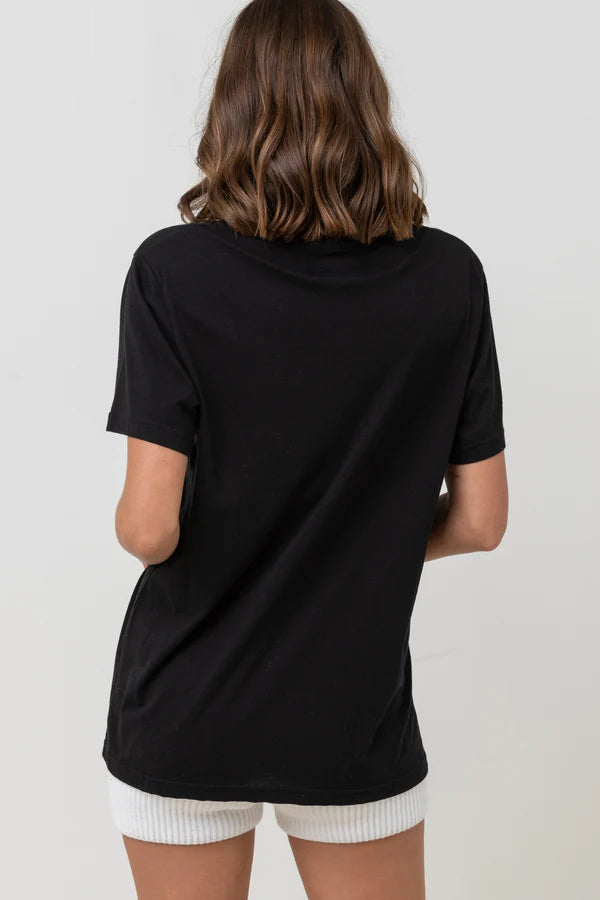 Rhythm Classic Brand Tee - Black