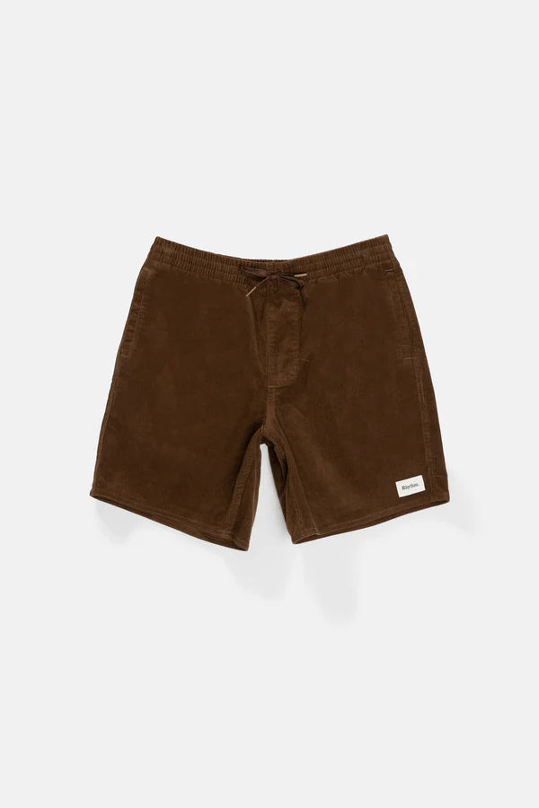 Rhythm Classic Cord Jam Short - Chocolate