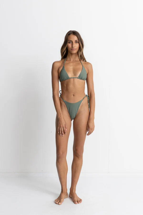 Rhythm Classic Slide Tri Top - Olive