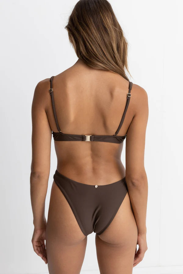 Rhythm Classic Underwire Top - Chocolate