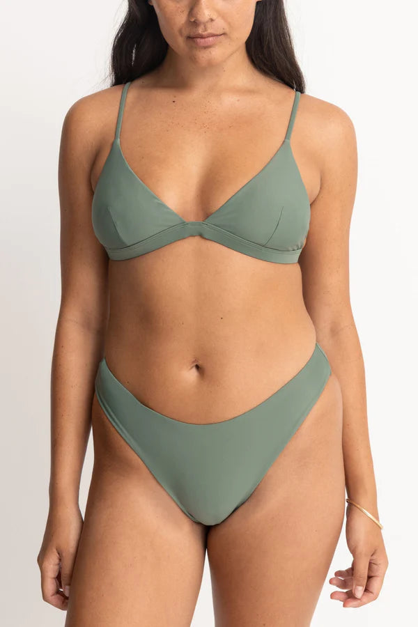 Rhythm Classic Bralette Top- Olive