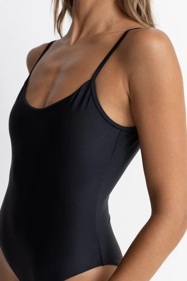 Rhythm Classic Minimal One Piece - Black