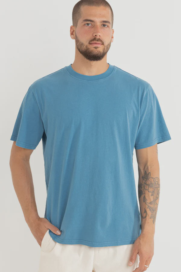 Rhythm Classic Vintage Tee - Mineral Blue