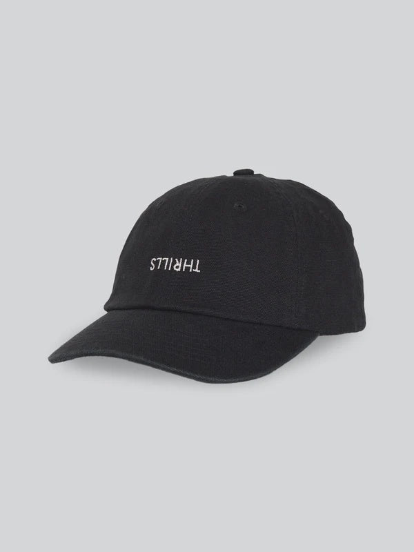 Thrills Minimal Thrills 6 Panel Cap - Washed Black
