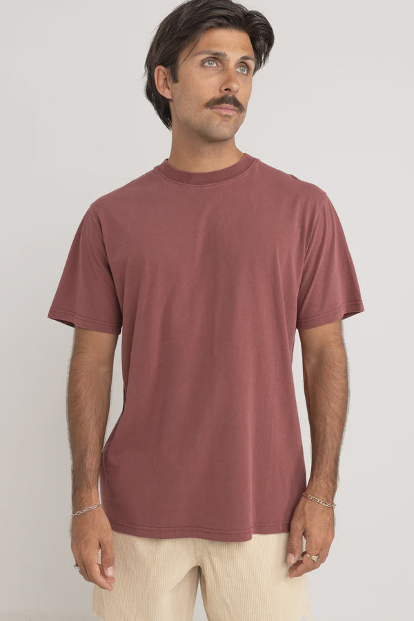 Rhythm Classic Vintage Tee - Merlot