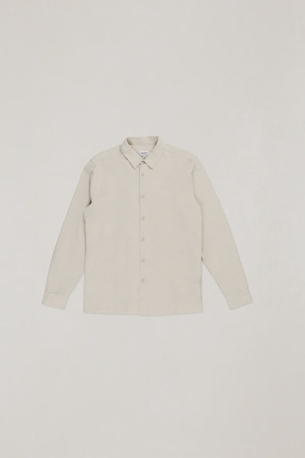 Rhythm Classic Linen LS Shirt-Stone