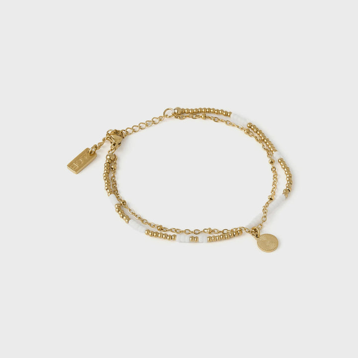 Arms OF Eve Cobra Gold Bracelet - Vanilla