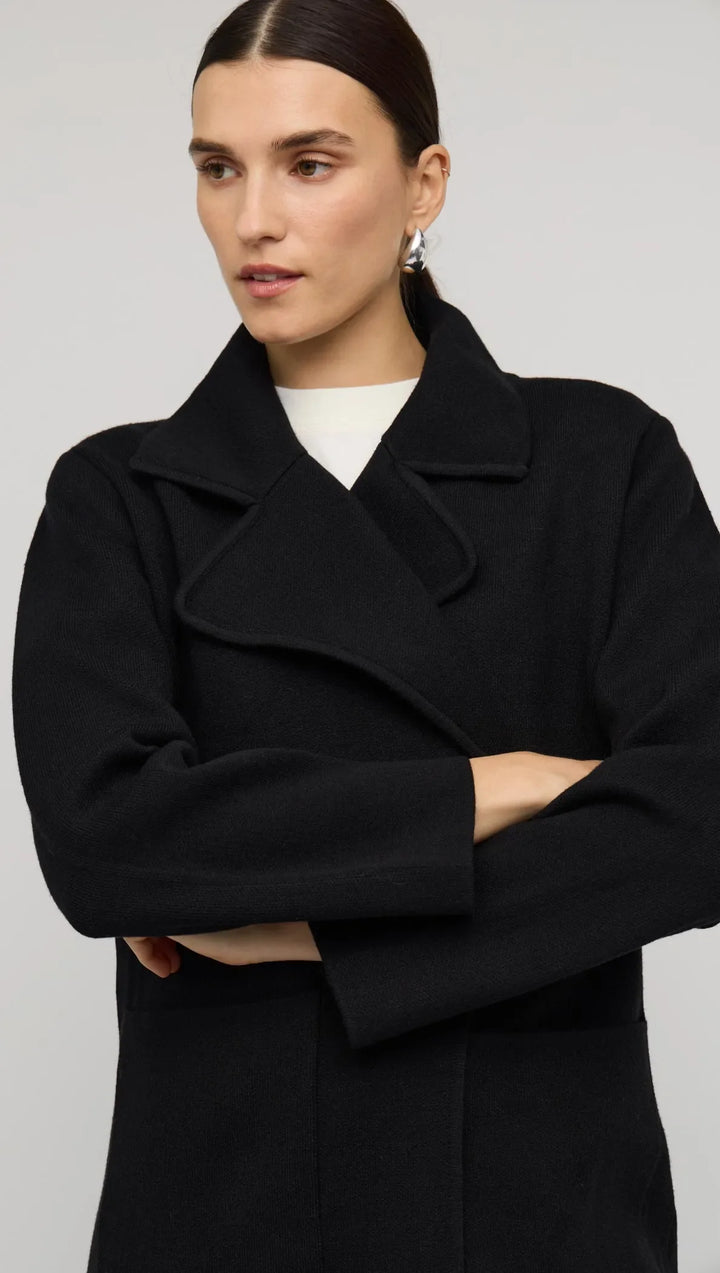Staple The Label Core Coatigan - Black