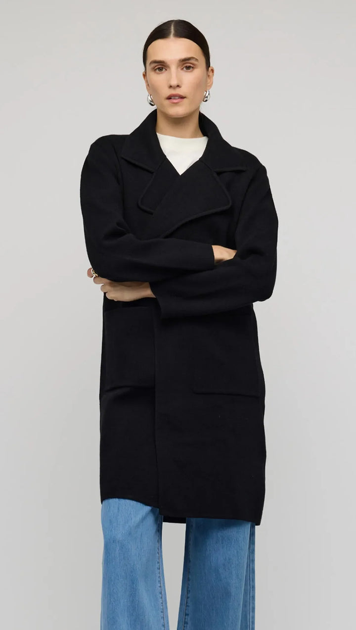 Staple The Label Core Coatigan - Black