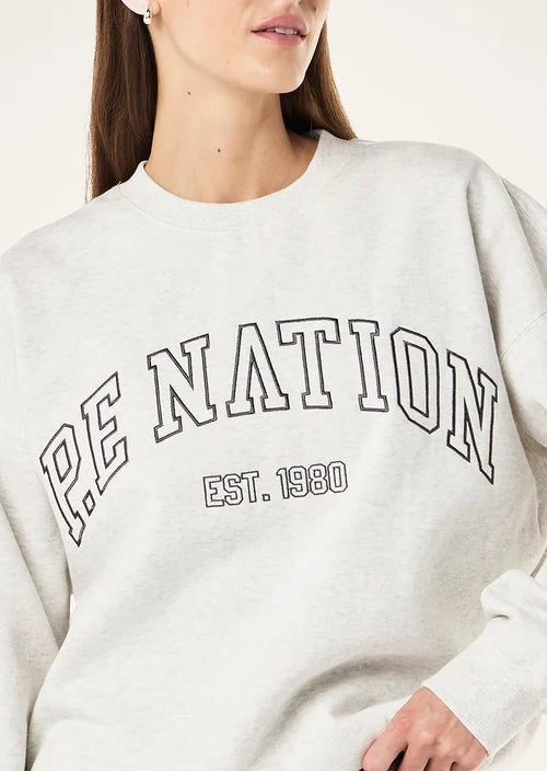 P.E Nation Core Sweat - Grey Marle
