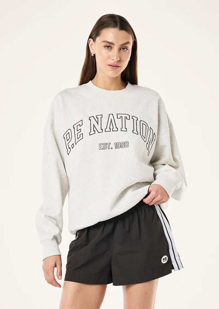 P.E Nation Core Sweat - Grey Marle