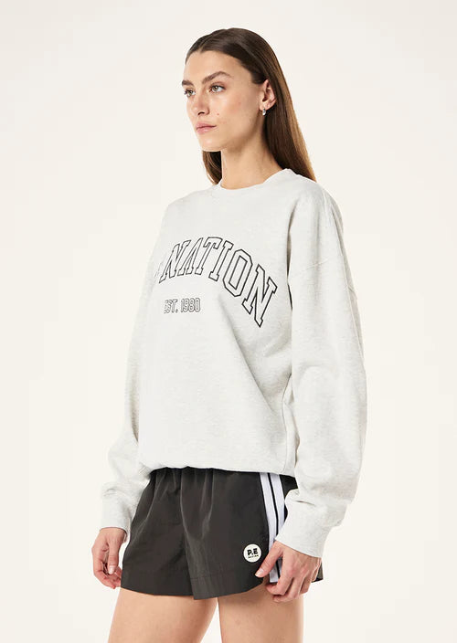 P.E Nation Core Sweat - Grey Marle