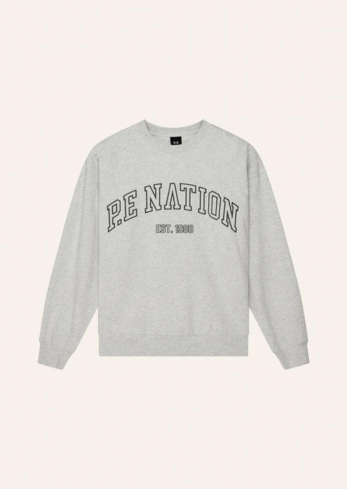 P.E Nation Core Sweat - Grey Marle