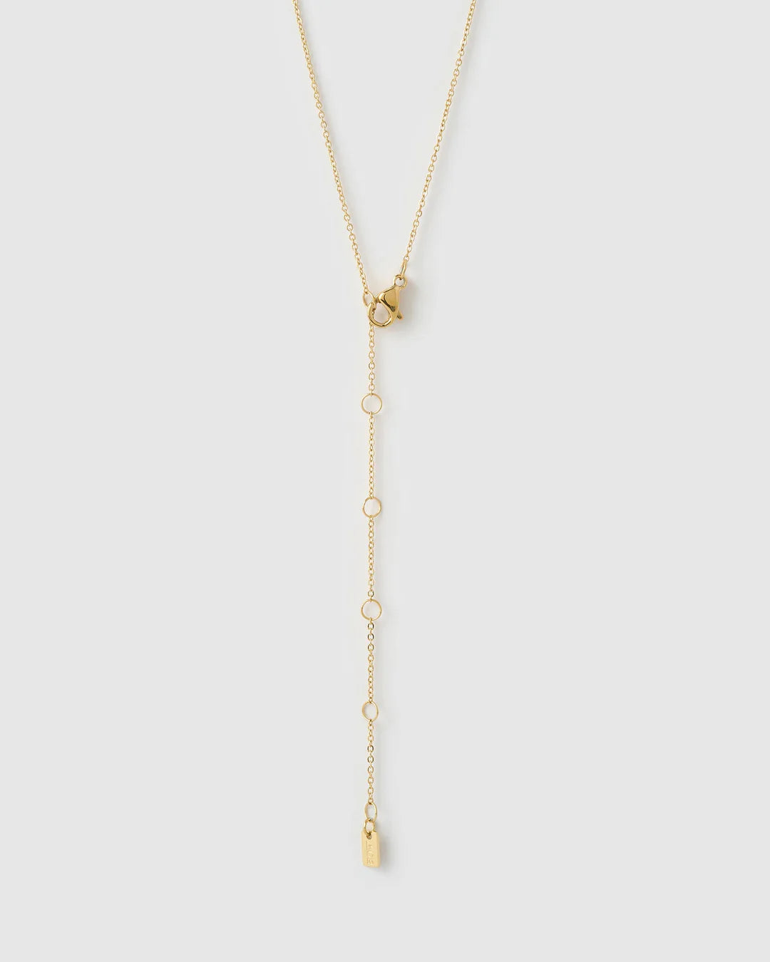 Arms Of Eve Cross Charm Gold Necklace
