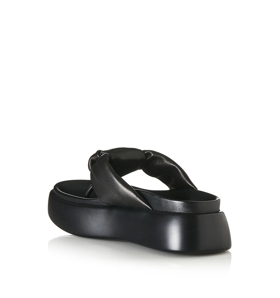 Alias Mae Curtis Thong Sandal - Black Leather