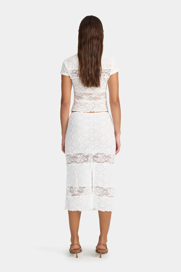 Ownley Dakota Baby Tee - White