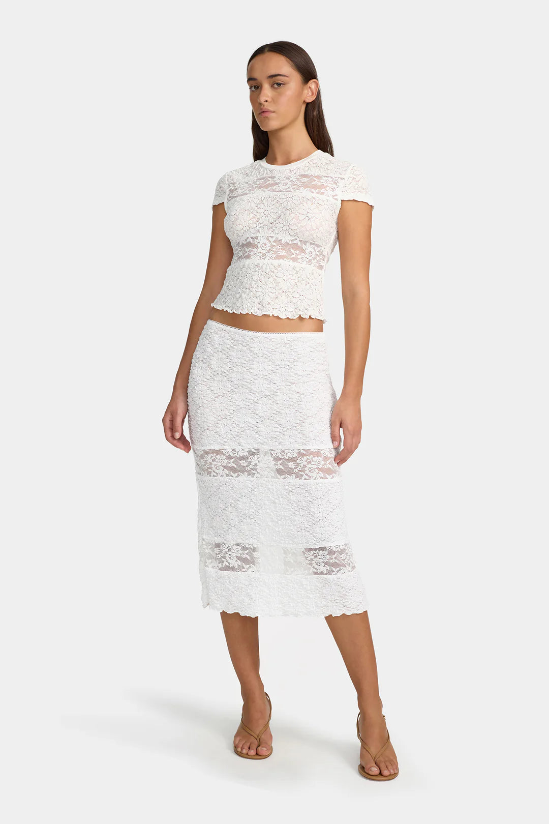 Ownley Dakota Baby Tee - White