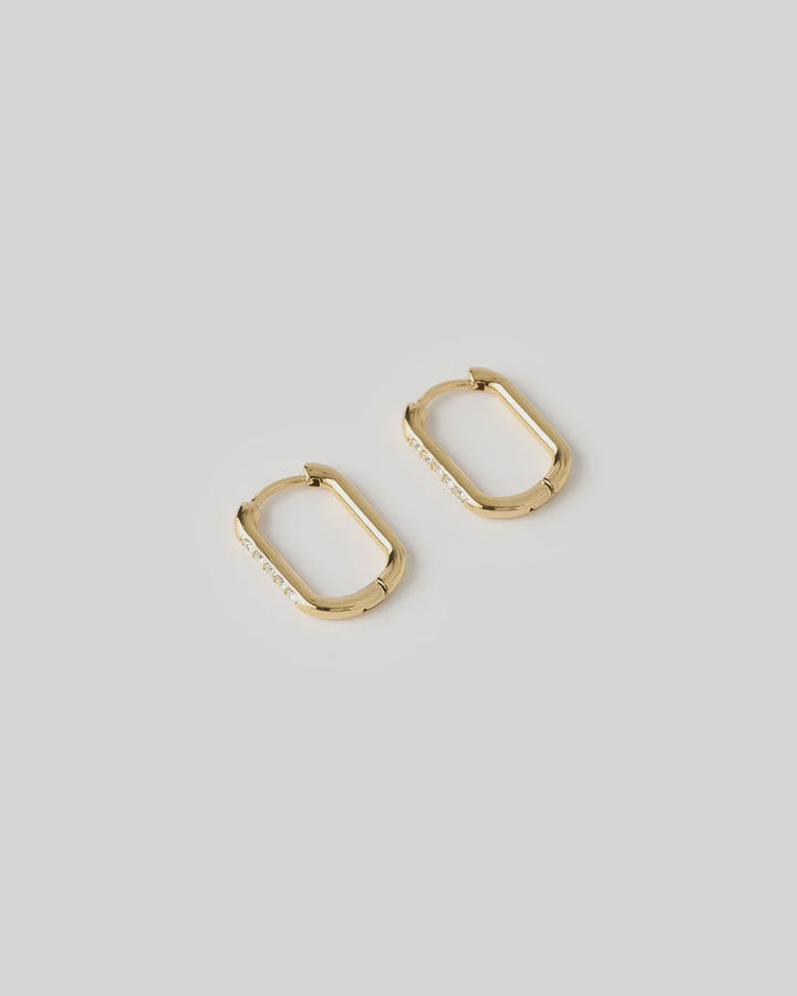 Arms Of Eve Diana Gold Huggie Earrings