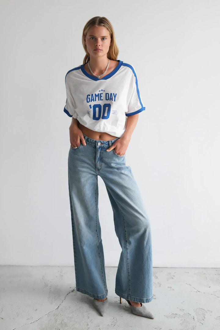 Abrand 95 Mid Wide Jean - Stevie
