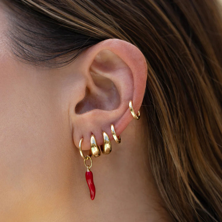 Arms Of Eve Max Gold Earrings - Maxi 16mm