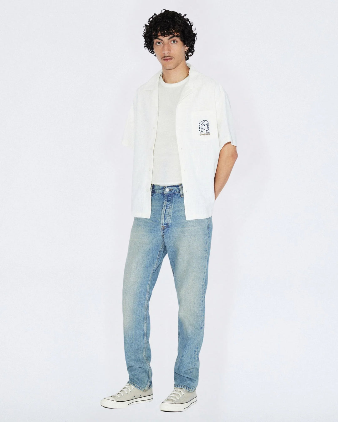 Dr Denim Dash Straight Jean - Stream Sky Aged