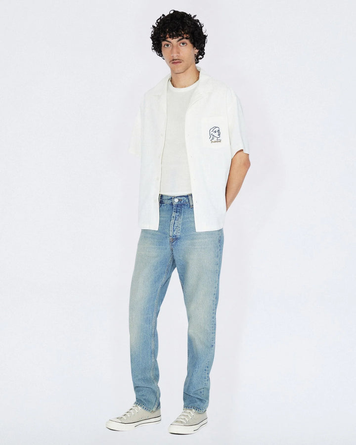 Dr Denim Dash Straight Jean - Stream Sky Aged