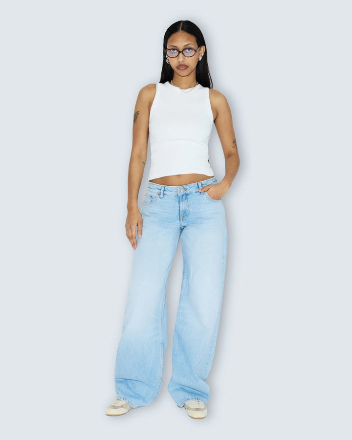 Dr Denim Hill Low Jean - Stream Light Fade