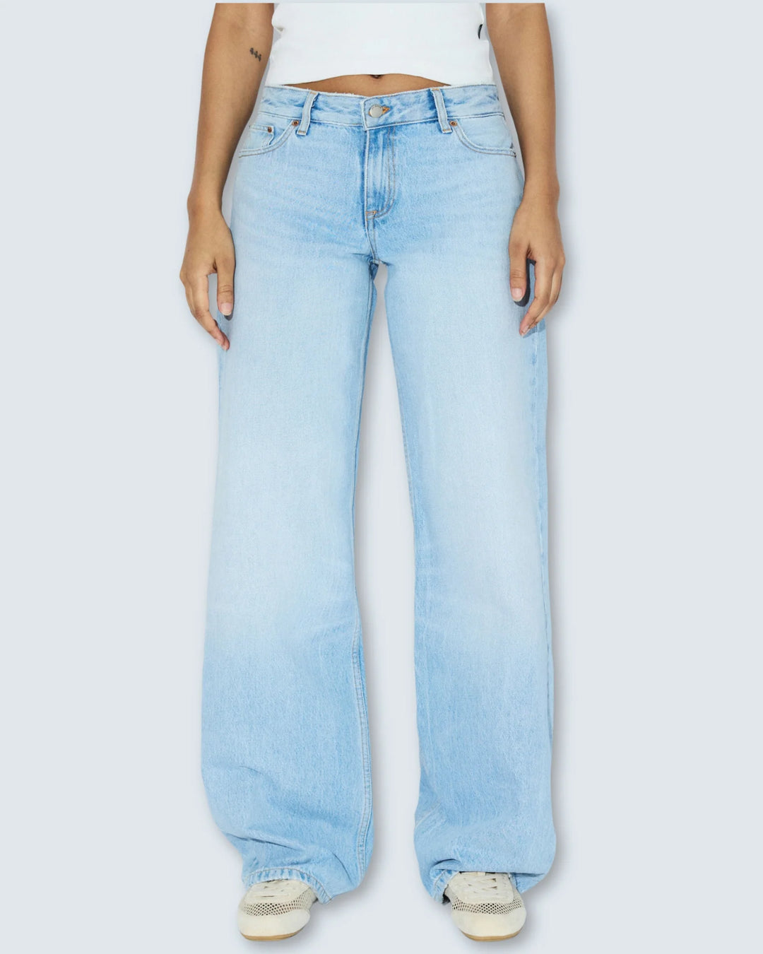Dr Denim Hill Low Jean - Stream Light Fade