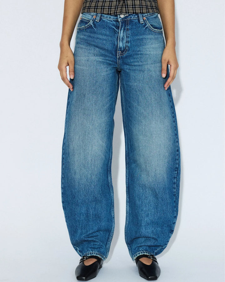 Dr Denim Nanci Barrel Jean - Drift Mid Used