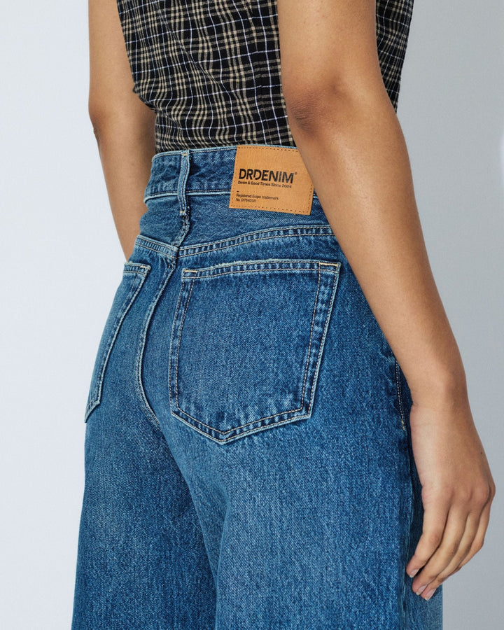 Dr Denim Nanci Barrel Jean - Drift Mid Used