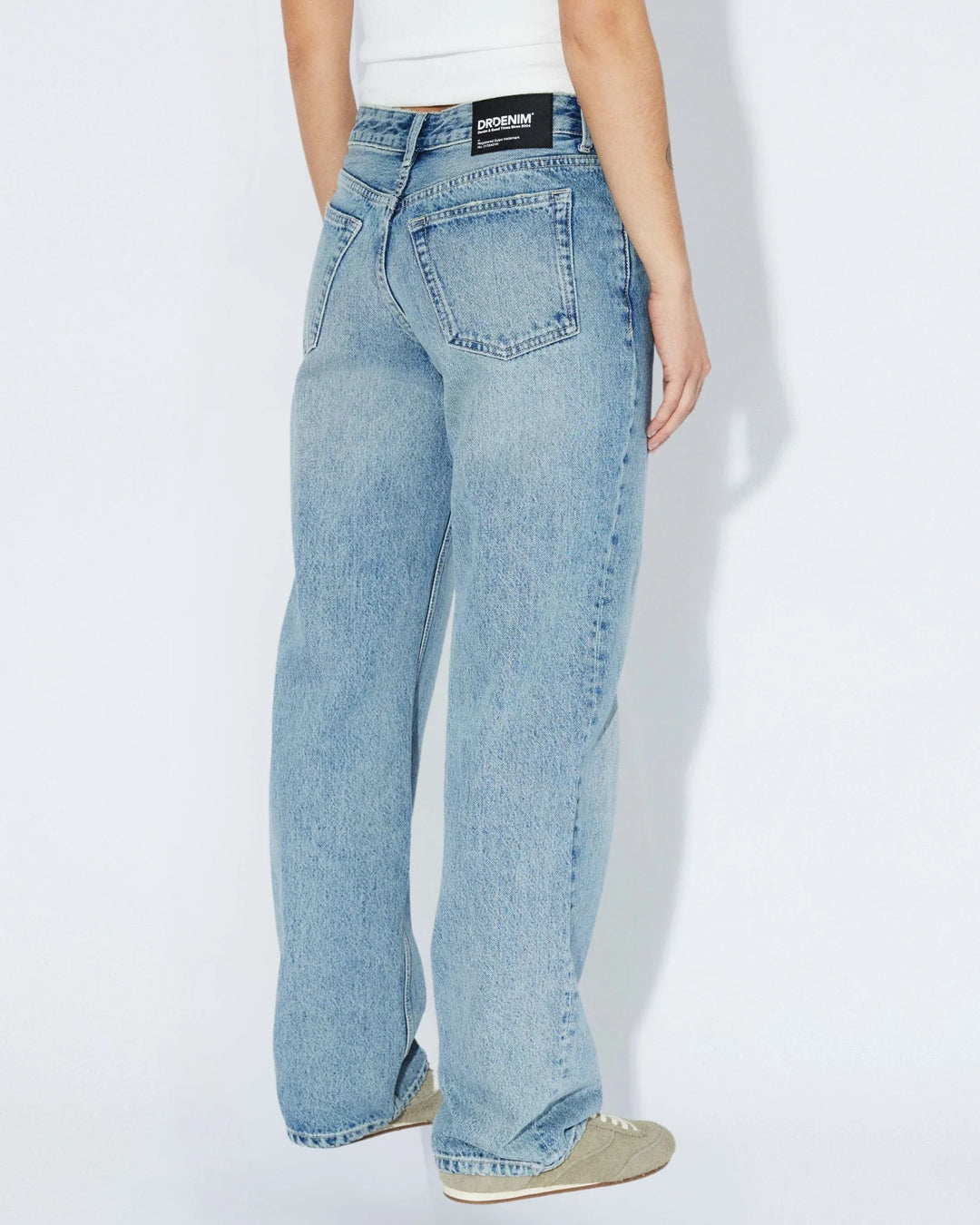 Dr Denim Nika Mid Straight Jean - Drift Light Used