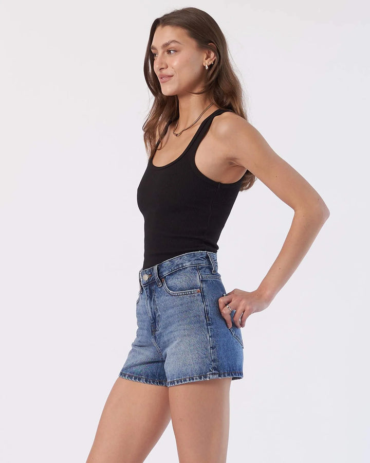 Dr Denim Nora Denim Shorts - Stream Mid Used