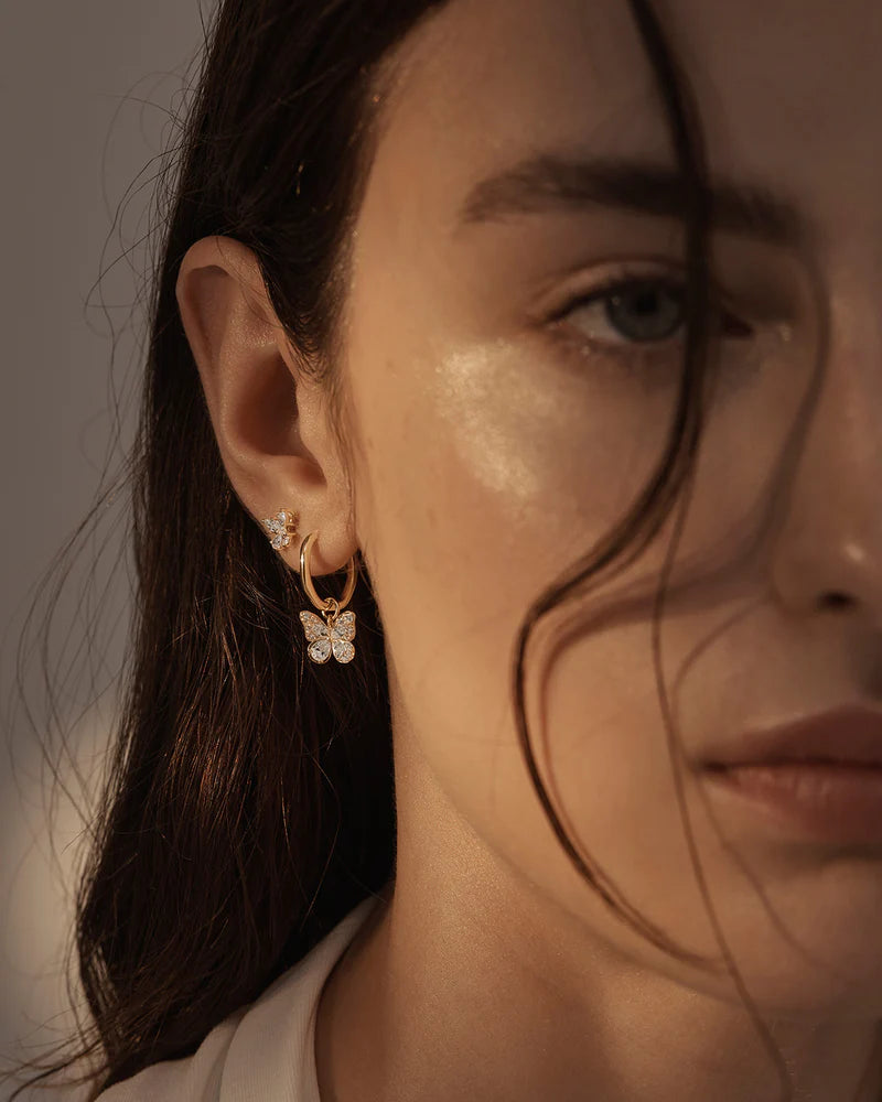 By Charlotte I Believe, I Become Hoops - 18k Gold Vermeil