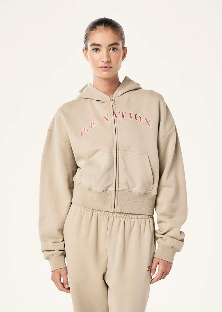 P.E Nation Eastside Zip Through - Oxford Tan