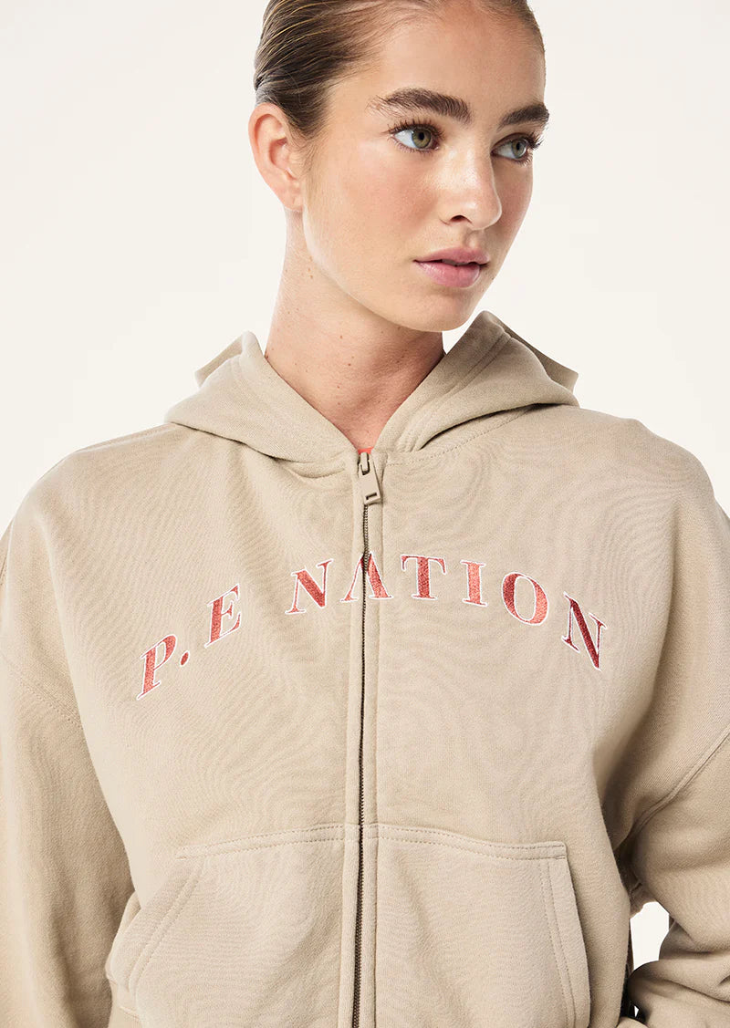 P.E Nation Eastside Zip Through - Oxford Tan