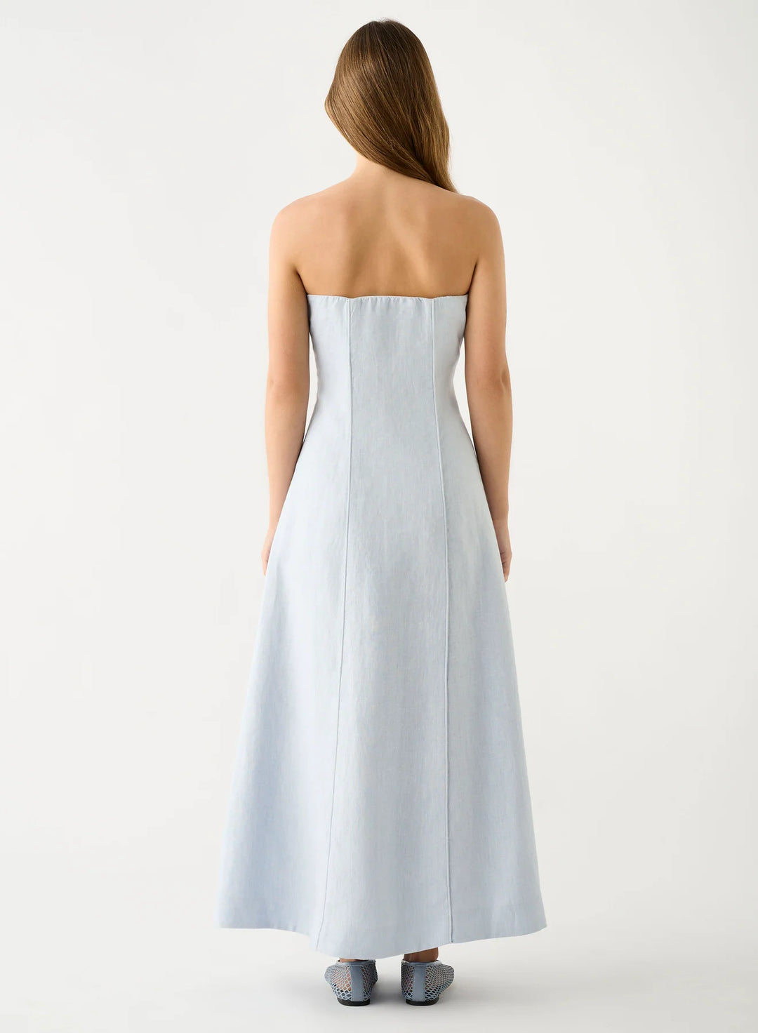 Esmaee Olivia Maxi Dress - Ice Blue