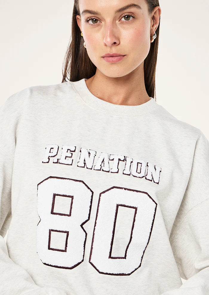 P.E Nation Elysian 2.0 Sweat - Snow Marle