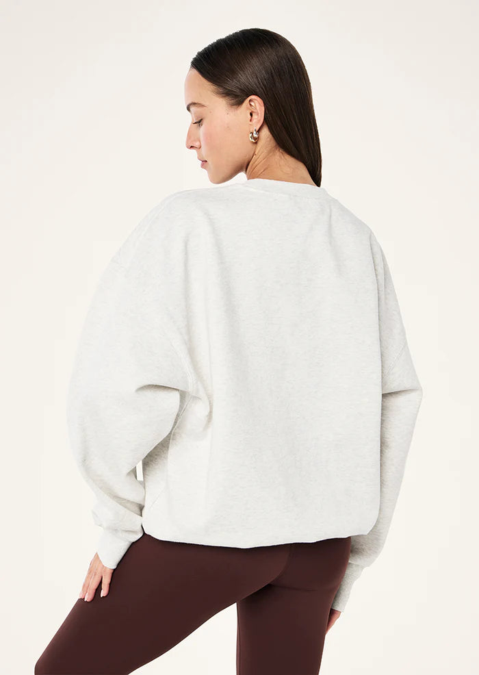 P.E Nation Elysian 2.0 Sweat - Snow Marle