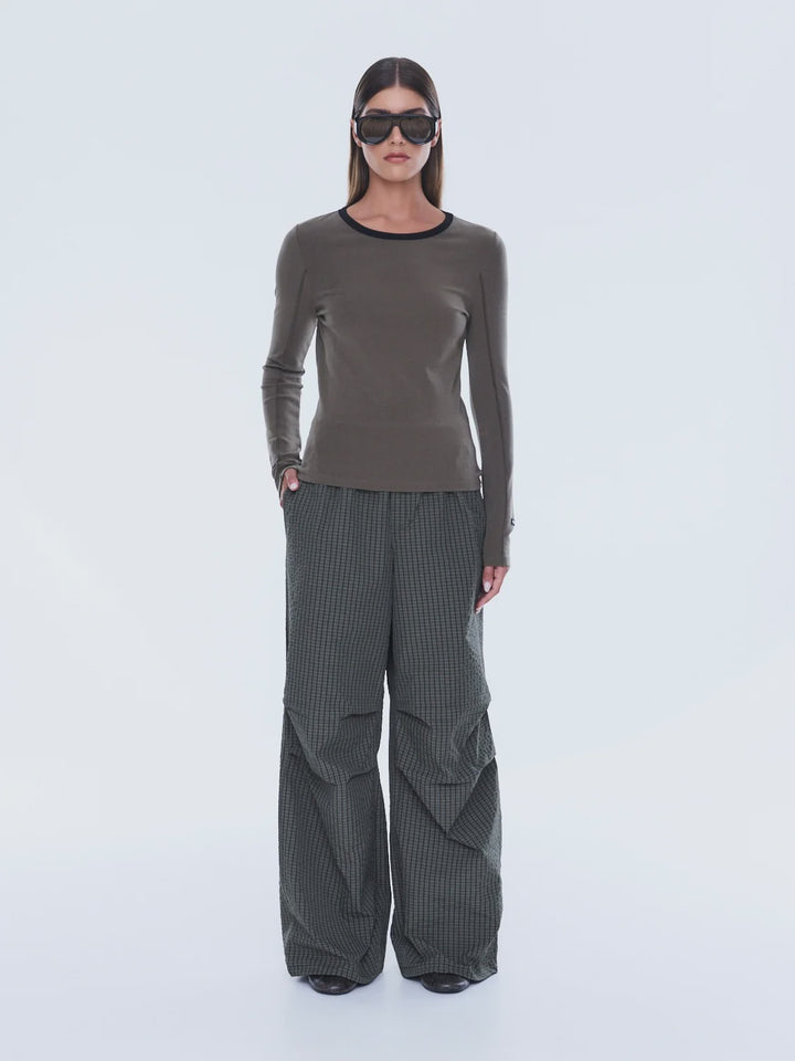Ena Pelly Team EP Long Sleeve Tee - Charcoal