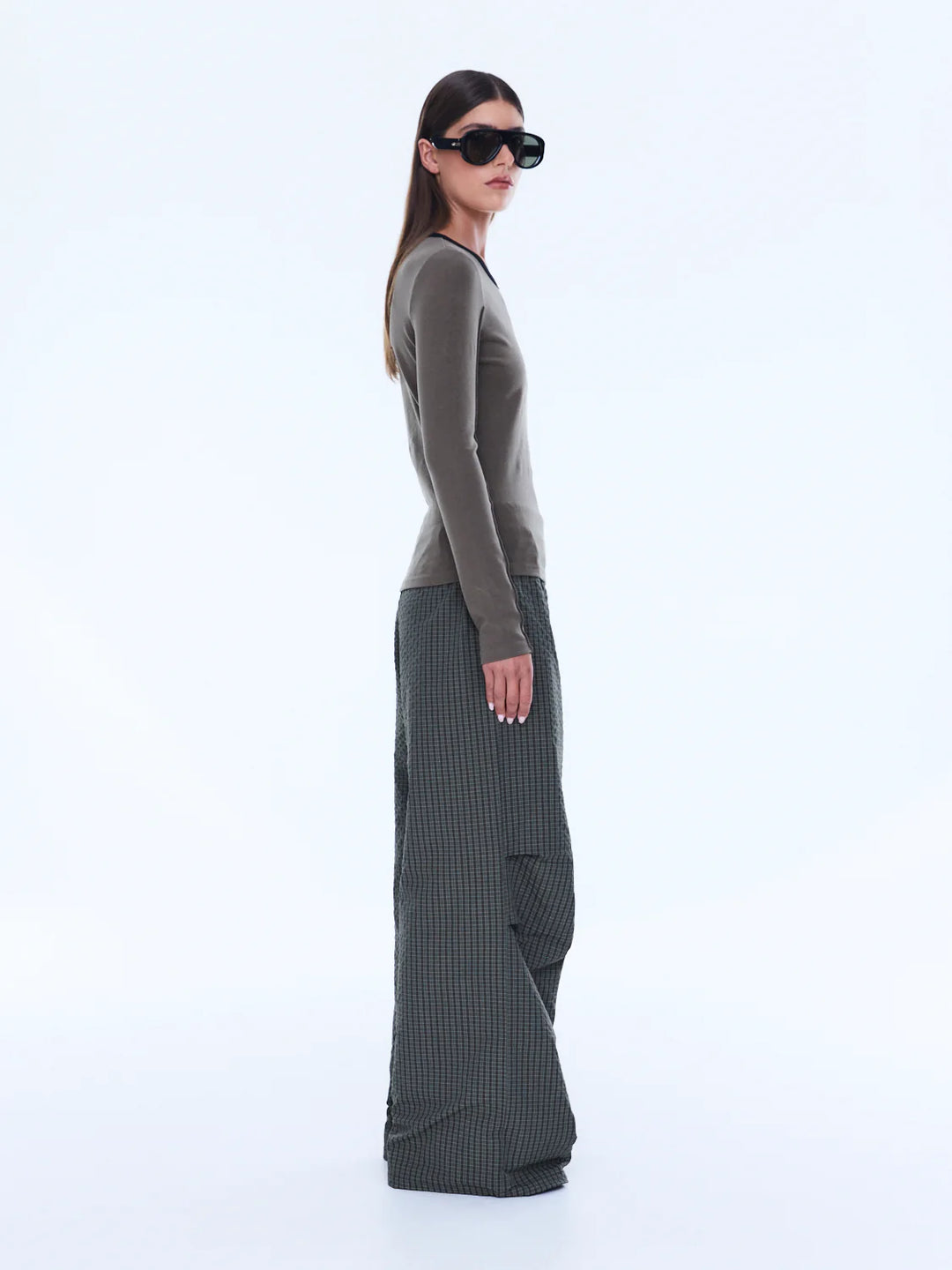 Ena Pelly Team EP Long Sleeve Tee - Charcoal