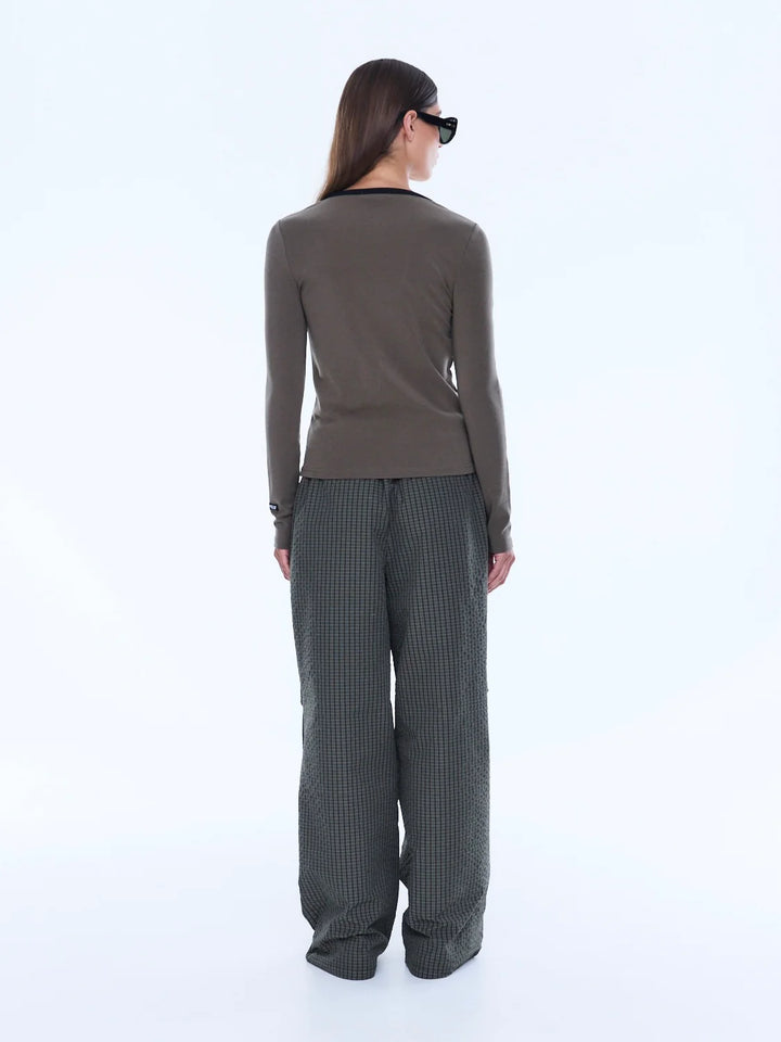 Ena Pelly Team EP Long Sleeve Tee - Charcoal