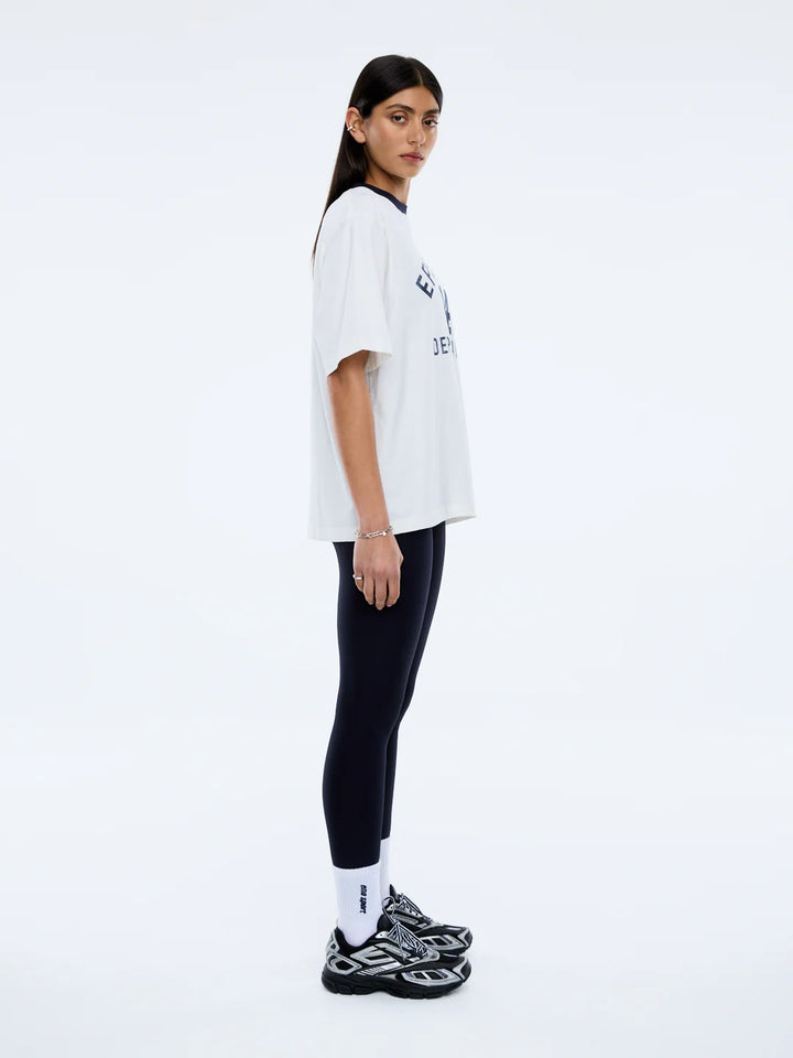 Ena Pelly Mel Ringer Tee-Vintage White