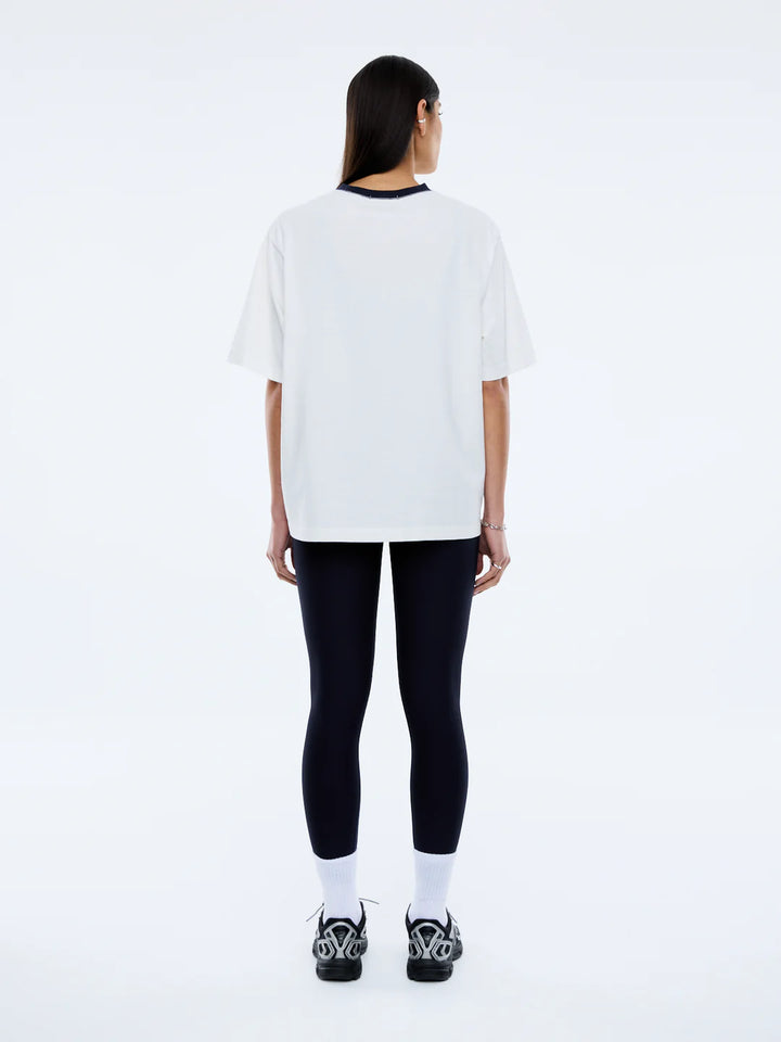 Ena Pelly Mel Ringer Tee-Vintage White